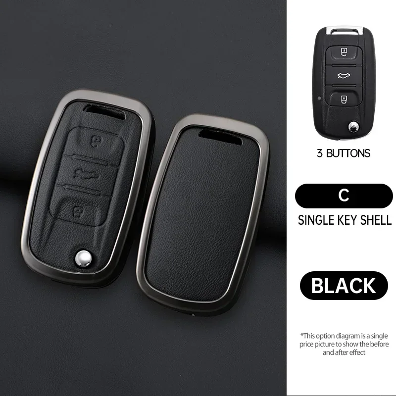 

Car Key Cover Case Bag Shell For Wuling HongGuang Macro Light S1 For Baojun 730 510 560 310 630 310W Accessories Keychain