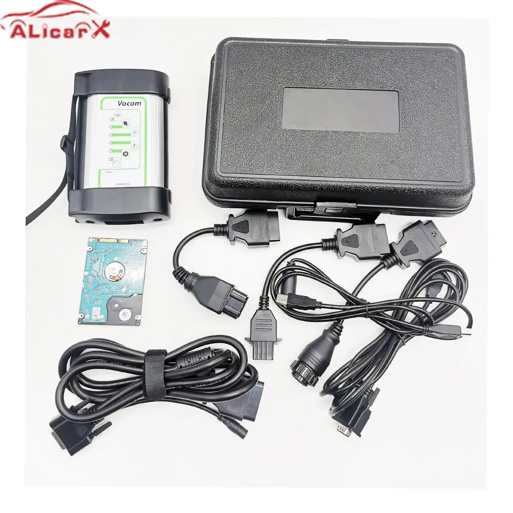 Truck Diagnostic Tool Vocom 88890300 Interface PTT2.8 Truck OBD Scanner for Reno /UD/Mack/wolwo