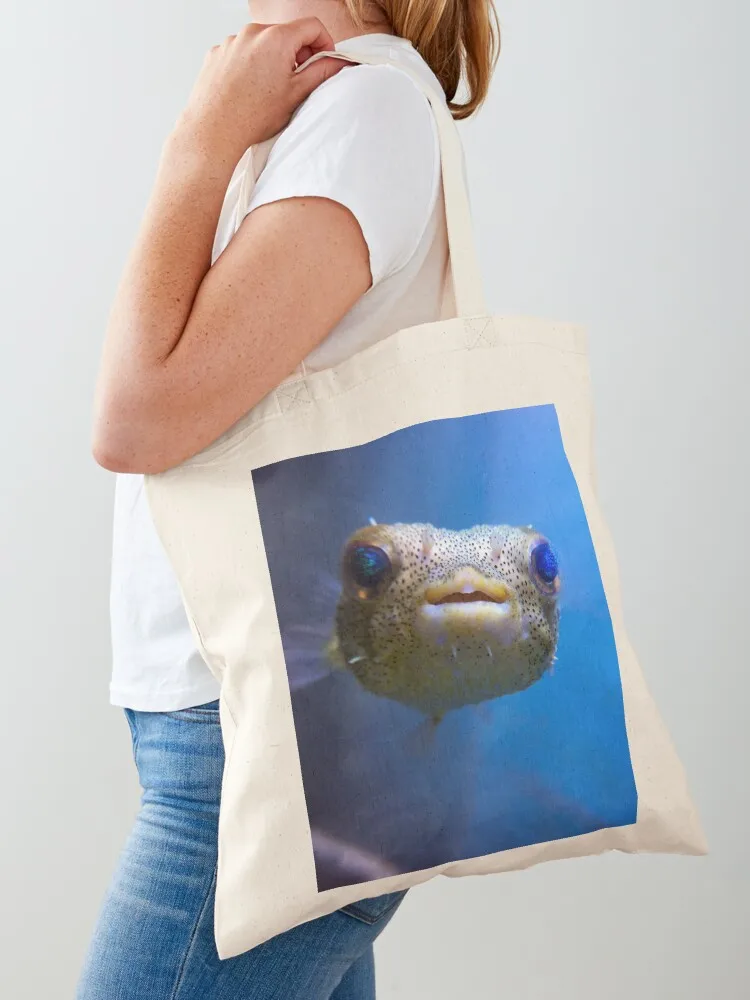 

Porcupine Puffer Tote Bag tote woman canvas bags the hand