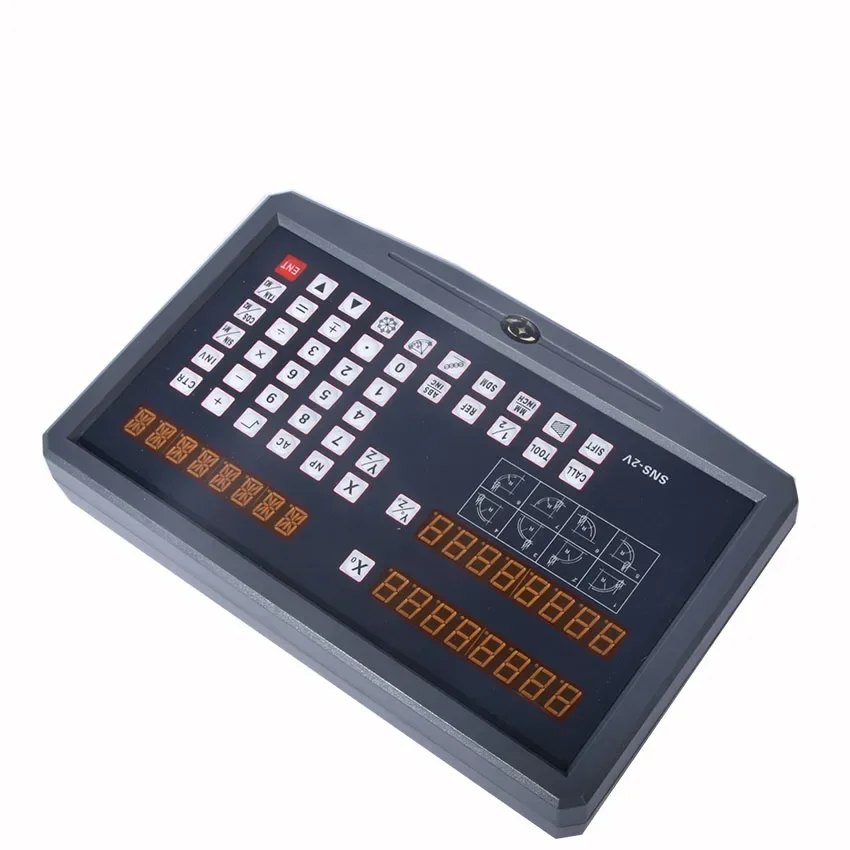 to Complete Set SNS-2V 2 Axis DRO Digital Readout with 2PCS Linear Scales Encoder (Complete DRO kit for Mill Lathe Applications)