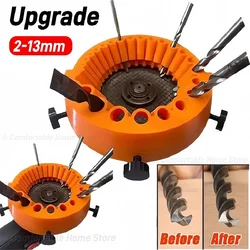New Multipurpose Drill Bit Grinding Sharpener Polishing Grinding Tool 125mm Angle Grinder Powered Tool Parts For 2-13mm Drill