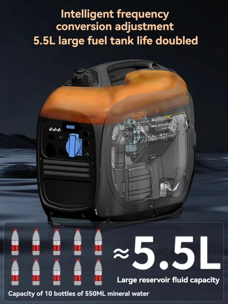 

Gasoline generator Portable Electric Super Silent Inverter outdoor stall camping car