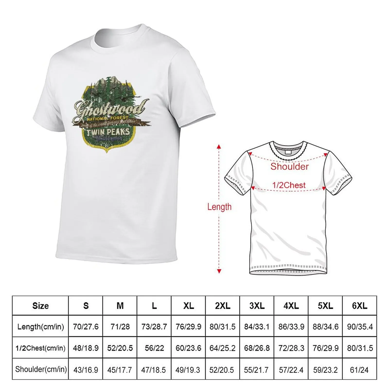 Ghostwood National Forest Vintage T-Shirt oversized t shirt vintage t shirts designer t shirt men