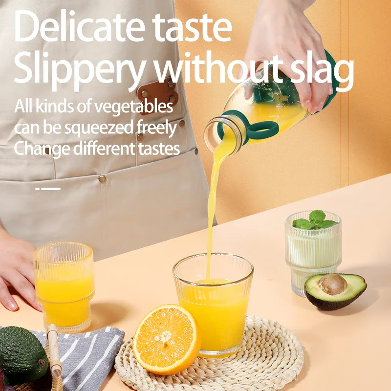 Copo espremedor elétrico portátil 6 lâminas usb milkshake liquidificador mini misturador de leite de frutas suco fresco garrafa esportiva para em movimento