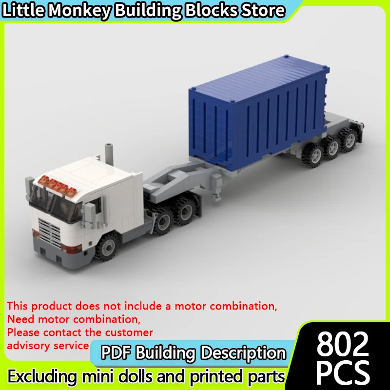 

City Car Model MOC Building Bricks Classic 9700 COE Port Truck Modular Technology Children Holiday Gifts Assemble Toys Suit