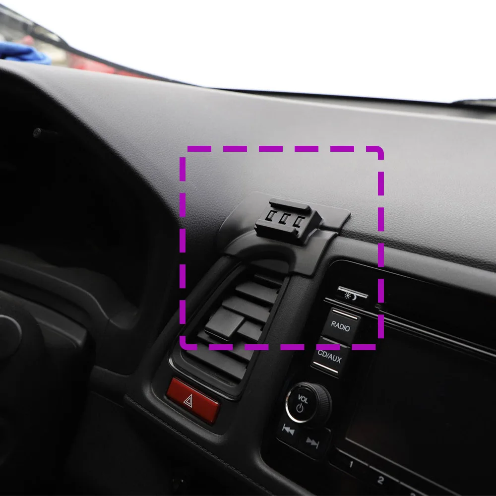 Support de téléphone de voiture pour Honda HR-V HRV 2015 2016 2017 2018-2022, partenaires spéciaux, base de ket rapide, chargement sans fil, accessoires intérieurs