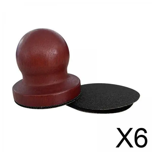 

6 пилочек для собак с 3 песчаными подушечками, ручная портативная деревянная удобная тихая эргономичная обрезка ногтей для собак