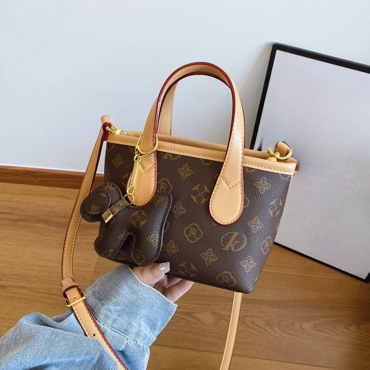 

2026 New Stylish Bucket Bag, Convertible Top Handle Shoulder Crossbody Bag Durable PU Leather Versatile Tote for Work Daily Use