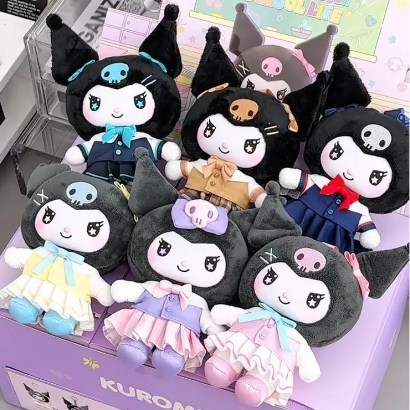 

Sanrio Kuromi School Life Series Blind Box Kawaii Kuromi Action Figure Surprise Bag Pendant Mystery Box Doll Birthday Gift Toys