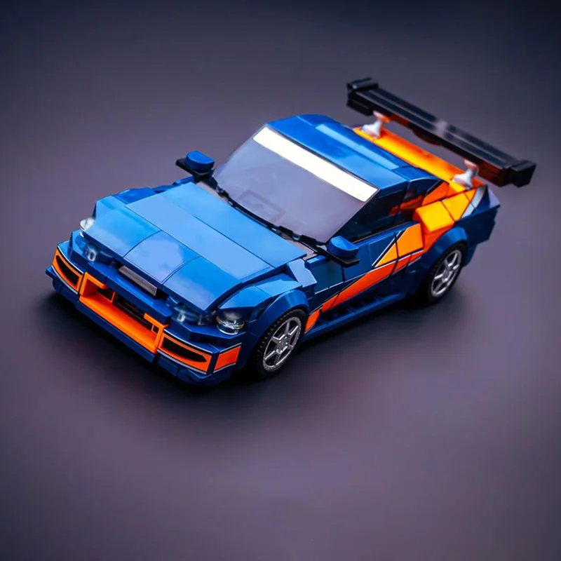 Películas furiosas velocidade hipercar modelo moc tijolos de construção s15 jdm tecnologia modular terno de férias brinquedos montar crianças