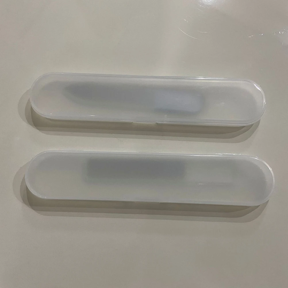 

20pcs Transparent Plastic Storage Box Lightweight Sturdy Organizer For Cotton Swabs Nail Files Jewelry Bedroom Hotel