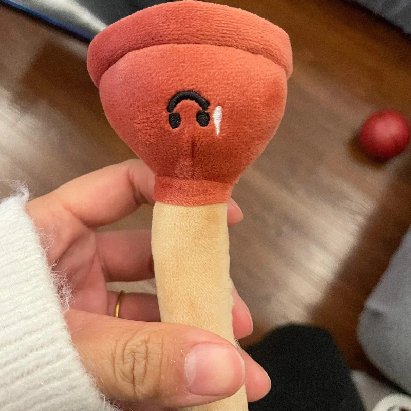 플러시 토이 가죽 핸들 펜던트 귀여운 플러시 키체인 화장실 핸들 가방 특색 있는 펜던트 장식 플러시 걸이 장식 선물