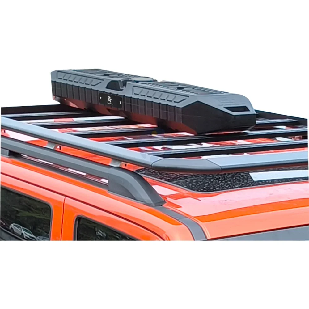 Outdoor camping PE Plastic Water Tank on the roof rack of ute truck for 4x4 Ute Pickup and Truck