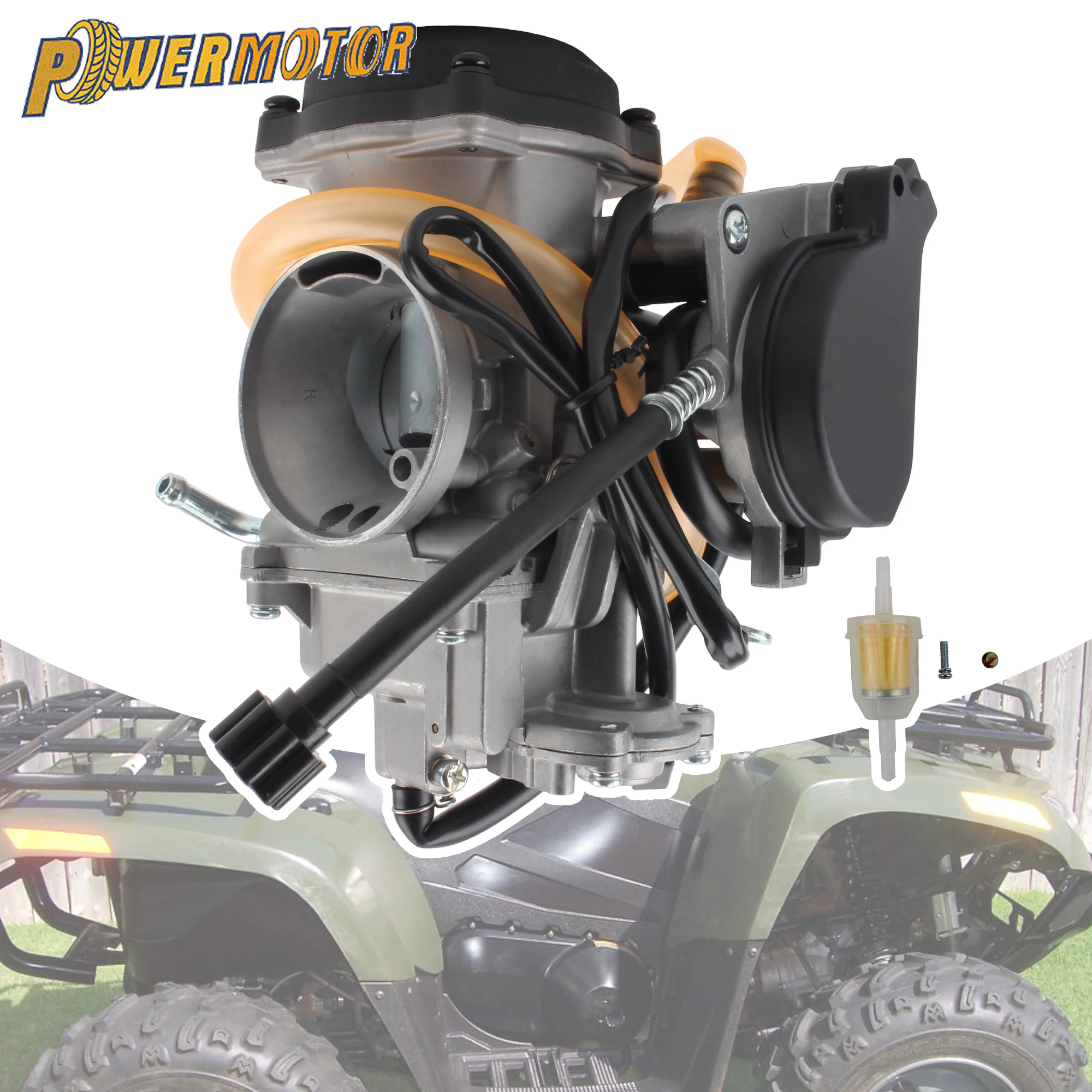 

ATV Motorcycle Carburetor for 2006-2011 Arctic Cat 650 2005-2006 2005 Arctic Cat 650 4x4 H1 Automatic DirtBike Metal Carb Parts