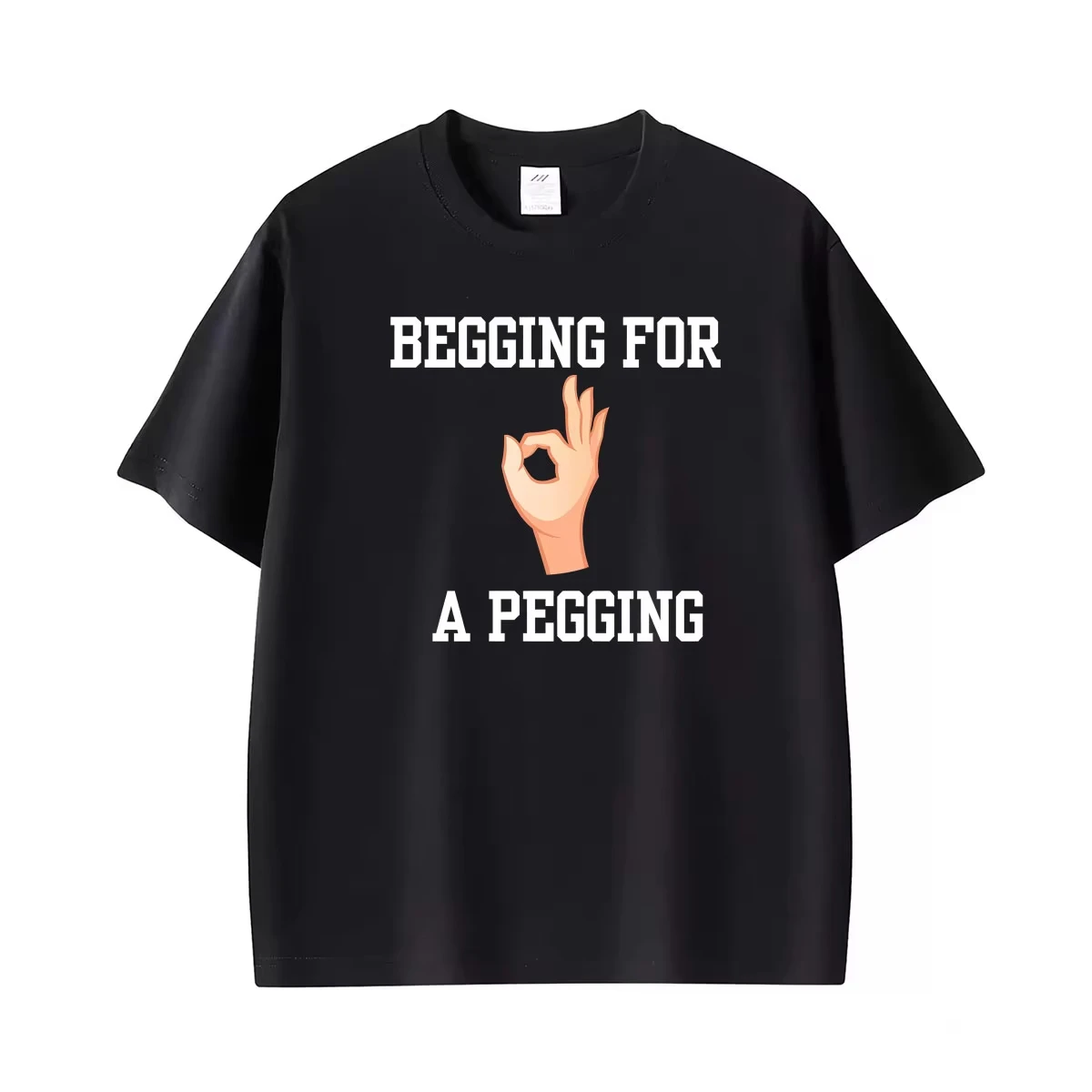 Offensive Meme Begging for Pegging - Rude Stag Do Funny T Shirts  Women Humor Casual T Shirt Fashion Classic T-shirt