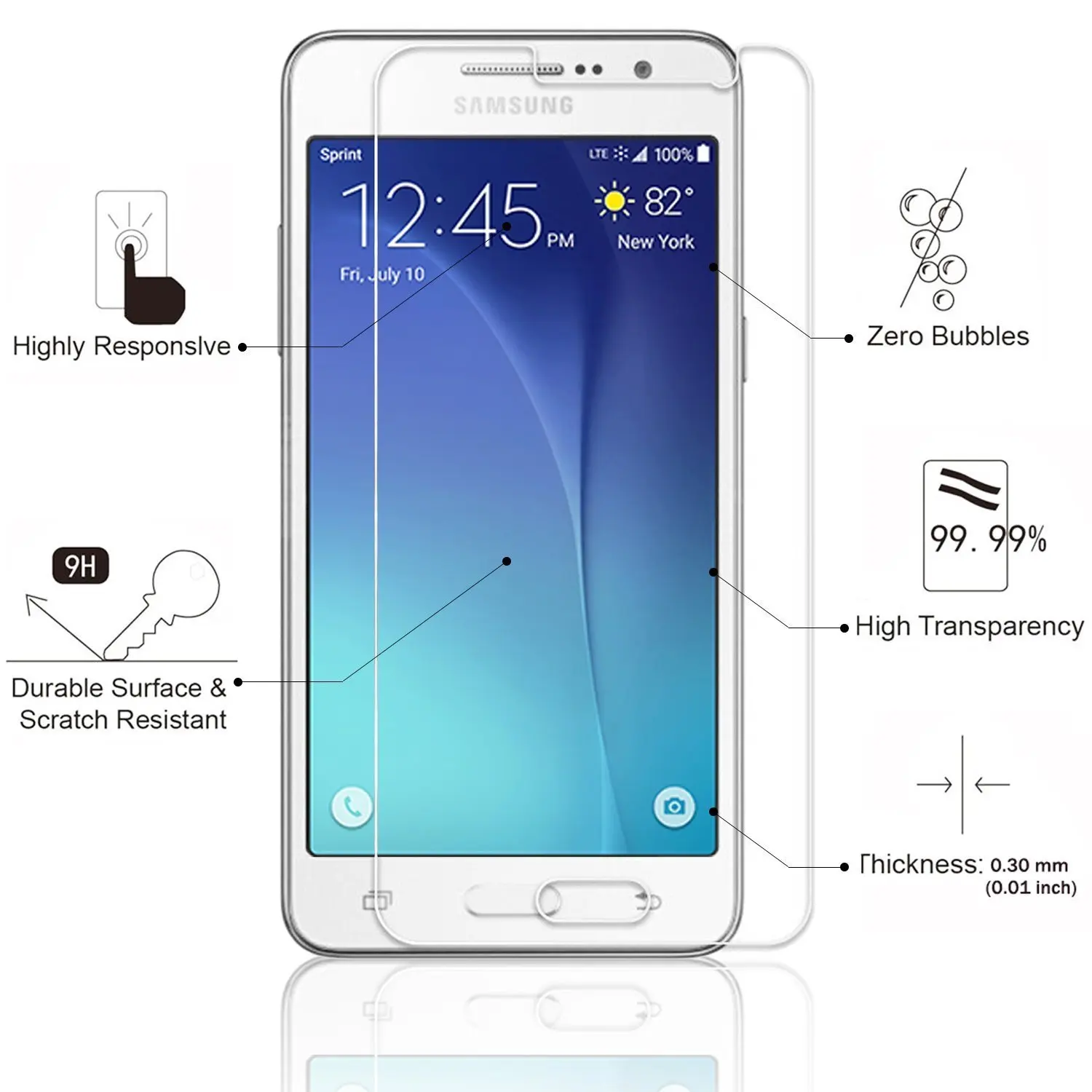 Tempered Glass For Samsung Galaxy S3 S4 S5 NEO S6 J7 J5 J3 J1 2016 Core J2 Prime G360 G361F Grand Prime VE G530 G531F G531H