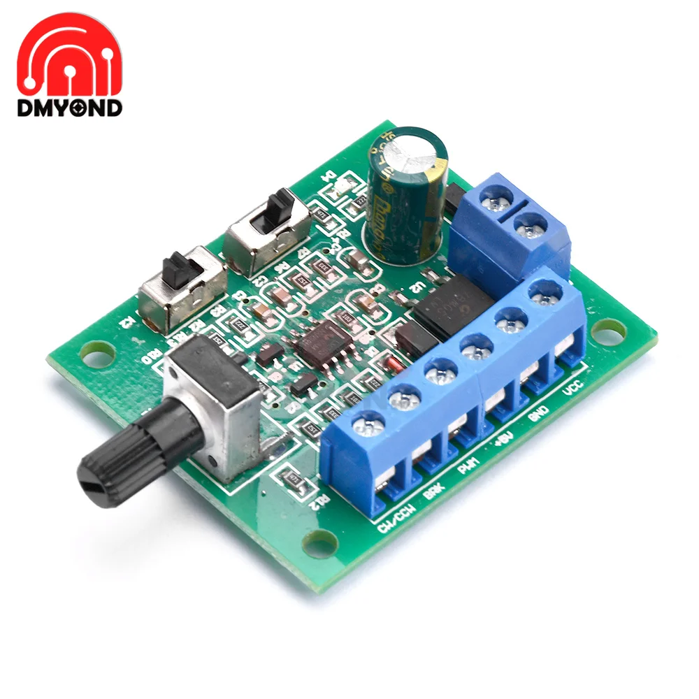 DC8-24V Brushless DC Motor Speed Controller Driver PWM Speed Control Board Pinpoint Regulator Forward And Backward Control 18KHz