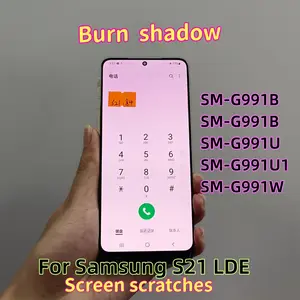 Bilashmart 100% Tested 6.2'' Touch Panel Samsung Galaxy S21 LCD SM G991 G991U G991B/DS Display Touch Screen Digitizer Substitute