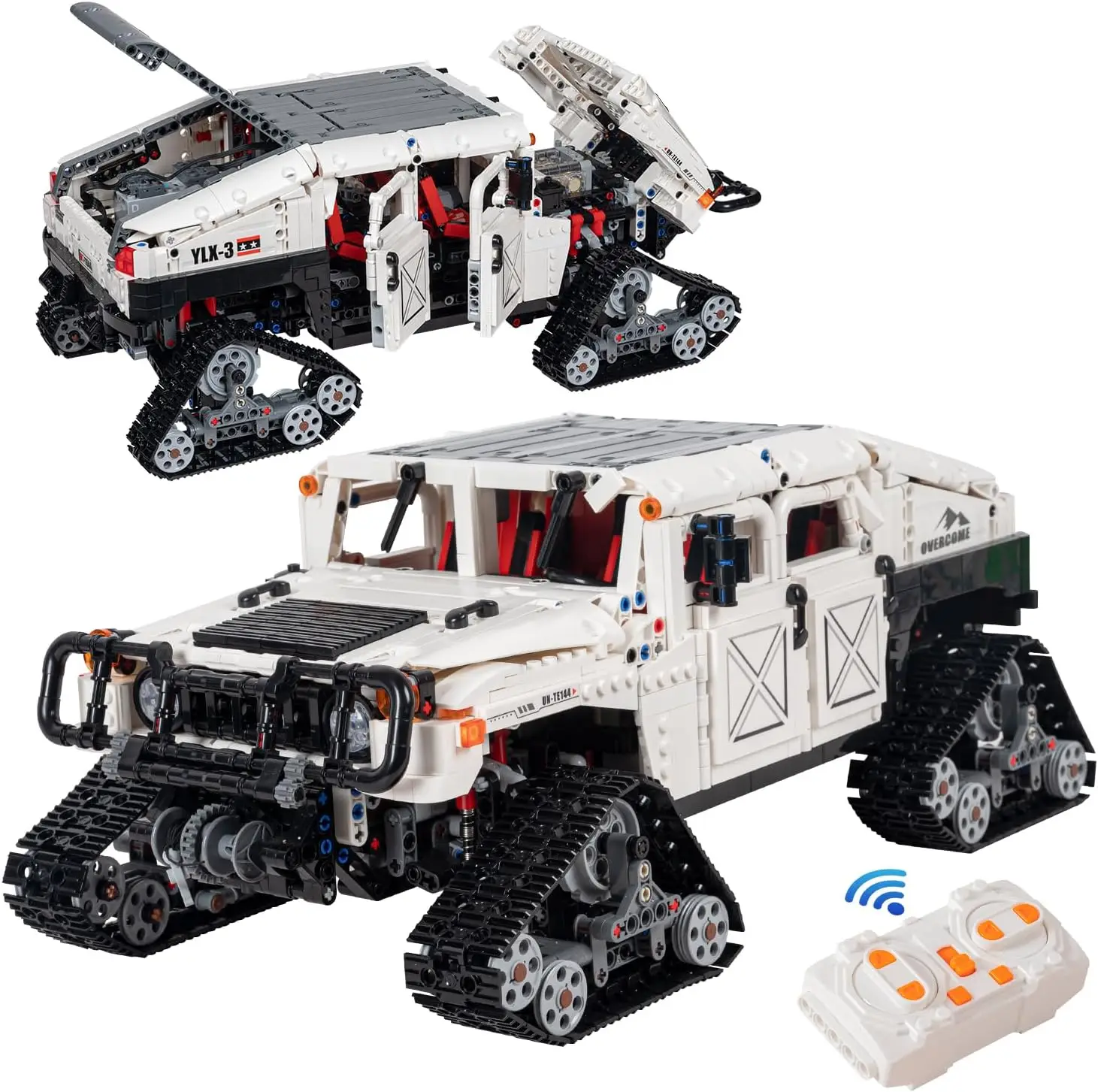 Technical Off Road Remote Control Car Building Blocks 1 8 MOC Motorize Set 3088pcs Boys Age 8 12 Gift