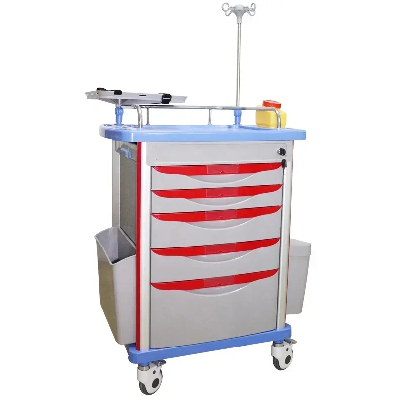 ORP601-ET ABS Medical Equipment Trolley Hospital Medicine Cart Emergency