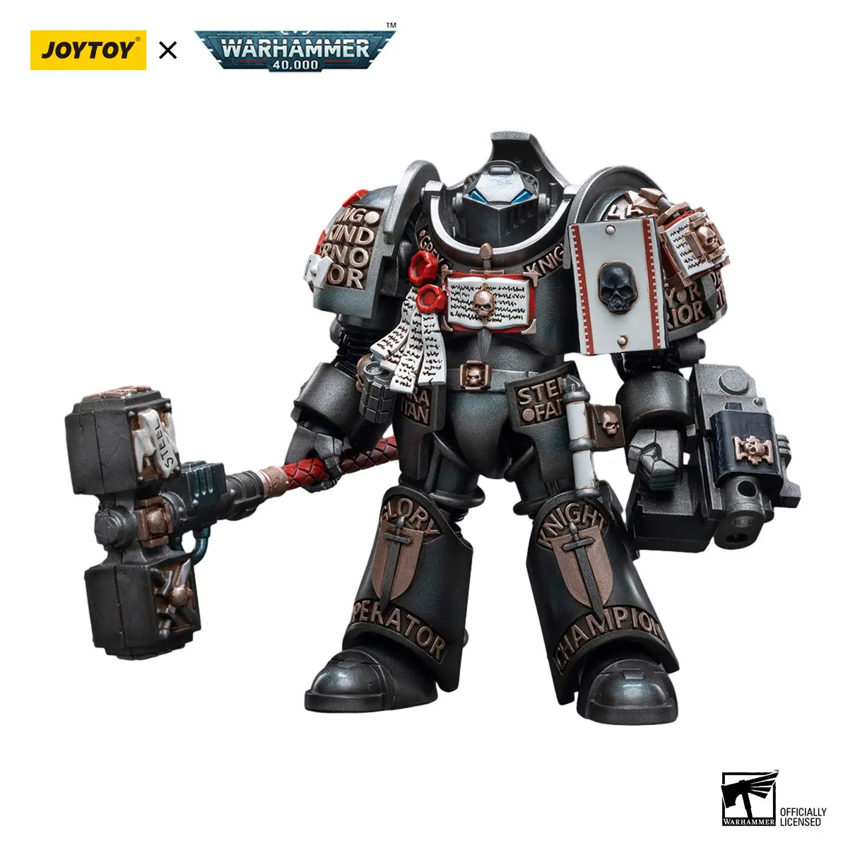 JOYTOY Warhammer 40,000 1/18 Figuras de Ação Cinza Cavaleiros Nemesis Dreadknight (Incluindo figuras de ação) Anime Modelo Militar
