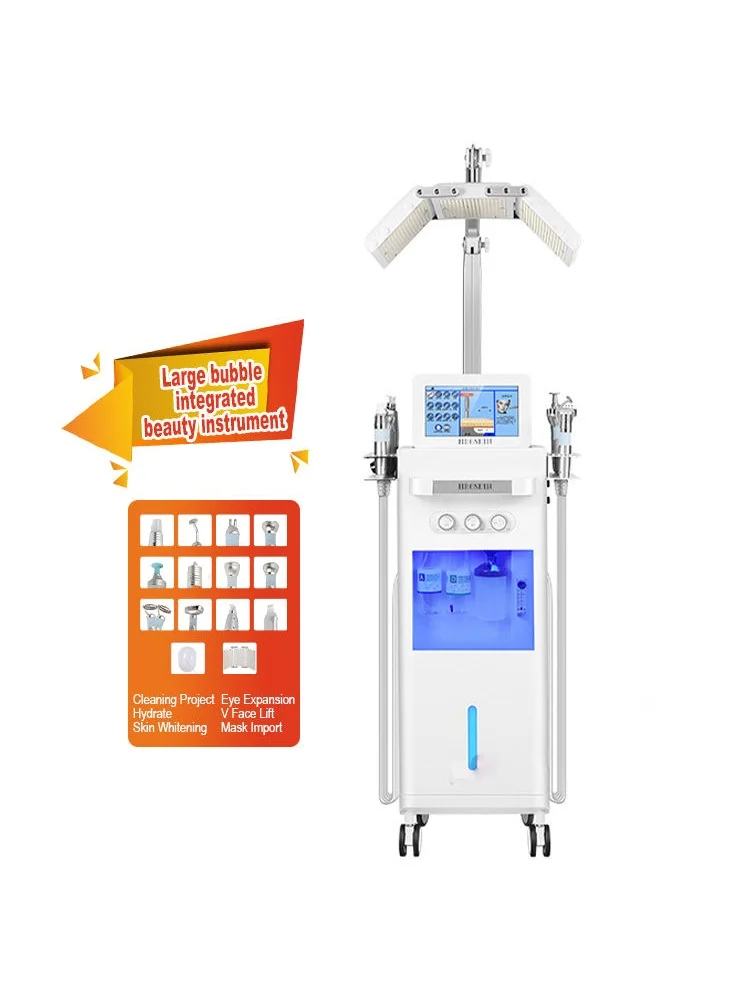 Hydro Dermabrasion Hydra Aqua Peel Machine 14 In1 With Light Best Face Cleaning Device Commerical Hydra