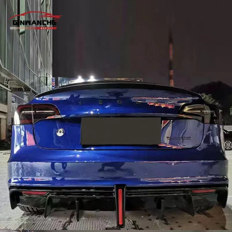 New Arrival Robot Style Bodykit for Model 3 High Quality Used Front Bumper Rear Bumper Spoiler Engine Hoods Upgrade