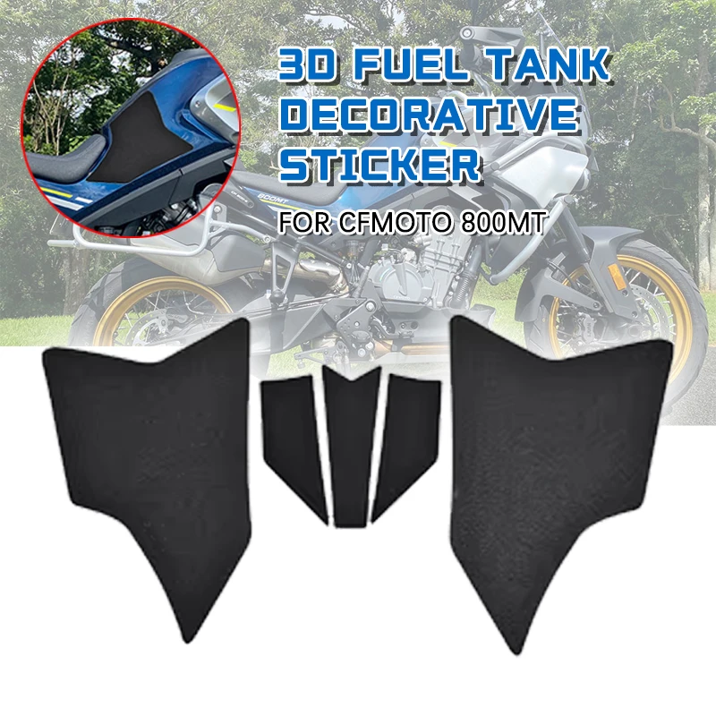 For CFMOTO 800MT 800 MT 800 mt Motorcycle Accessories Tank Pad Protector Sticker Decal Gas Knee Grip Traction Pad Side