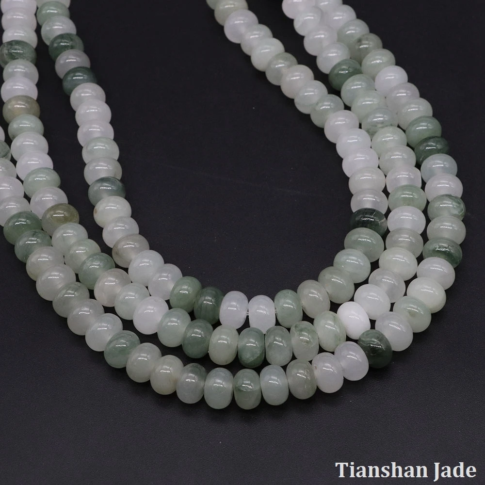 5x8mm Rondelle Vorm Natuursteen Kralen Amethist Agaat Jades Quartz Platte Ronde Spacer Bead Voor Sieraden Maken DIY Armbanden