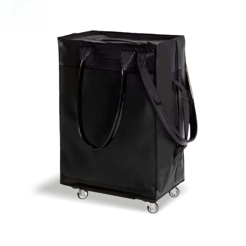 Universal wheel travel bag portable duffel bag with pulley storage bag