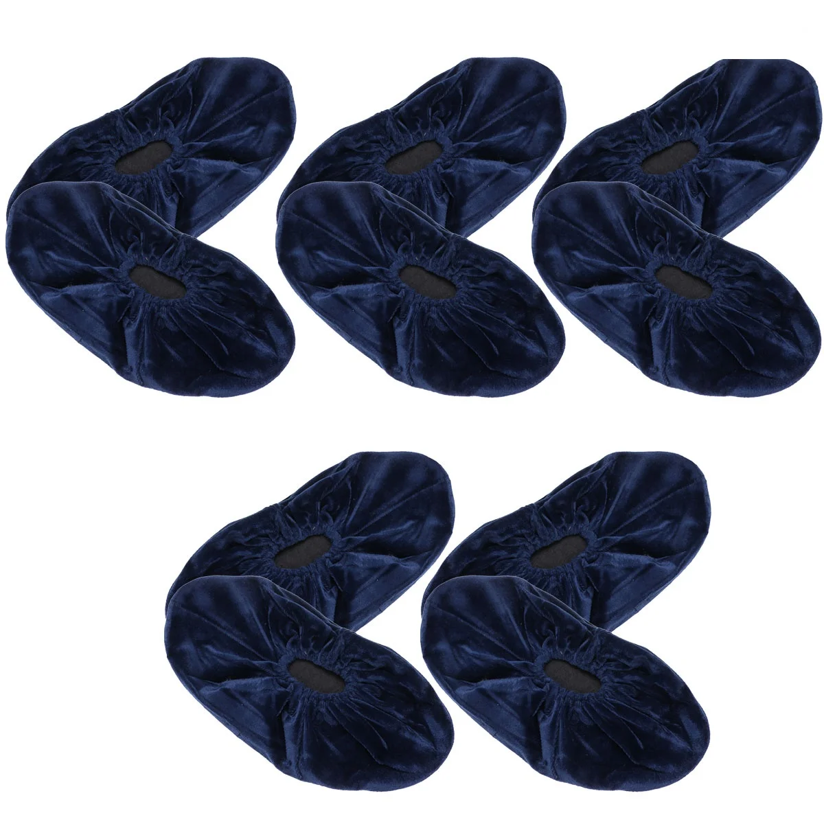 

5 Pairs Washable Flannelette Shoe Cover Rainproof Waterproof Blue Child All Sizes Foldable Elastic Band Durability Labor