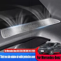 Third row side window air outlet protective cover interior accessories for the car For Mercedes-Benz GLC X254 200 300 2023 2024