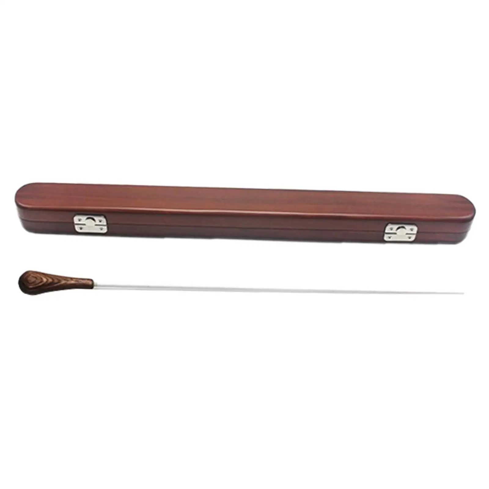 

Conductor Music Baton Wooden Case Lightweight Versatile Use Comfortable Grip Professional Musical Parts Music Orchestra Baton