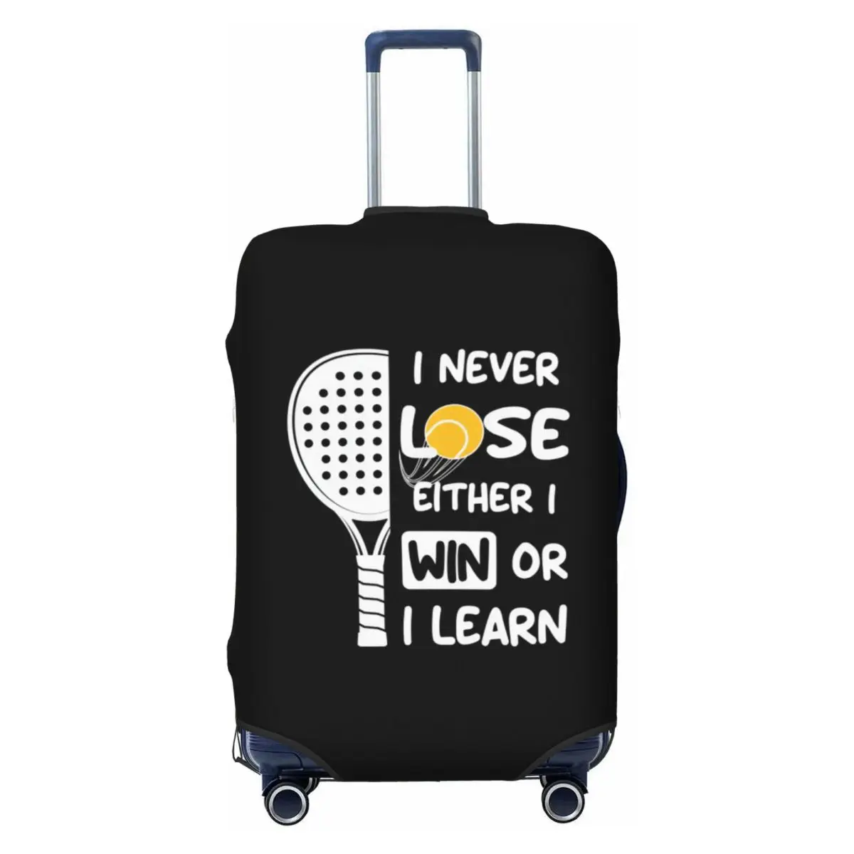 

Я никогда не потеряю, я здесь, что выиграл или учит, чехол для багажа с цитатами, дорожный чемодан, защитные чехлы, костюм для 18-32 дюймов