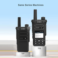 ANYSECU Android 5.1 Walkie Talkie with Zello GPS WiFi 4G LTE Network Fast Talk Radio for Travel Type-C 4000mAh T70/T69