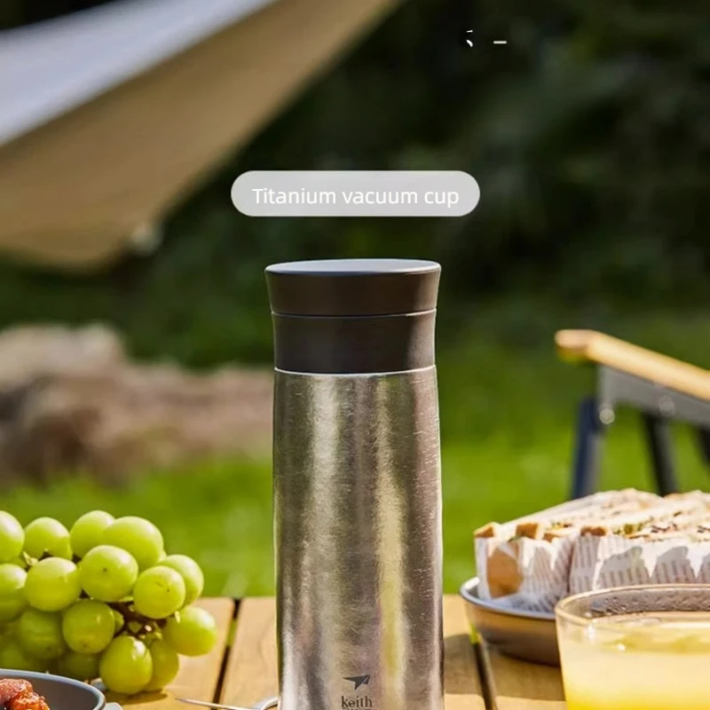 

Keith 380ml Titanium Vacuum Flasks Thermoses Insulated Water Bottle Business Cups Ultralight Sports Bottle Coffee Mug