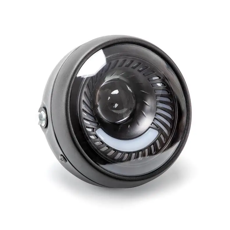 

Мотоциклетный 6,5 дюймовый налобный фонарь Ретро Круглый дальний ближний свет фары Дневные ходовые огсветильник модифицированные детали