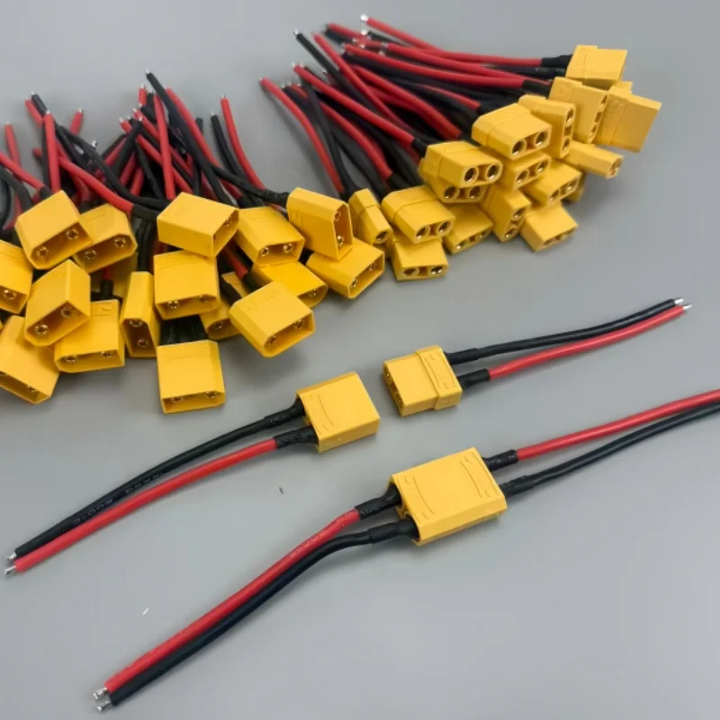 1/6 Stück XT90 Stecker-Buchse-Verbindungskabel 14AWG Silikonkabel Einzelkopf für RC Lipo Akku ESC