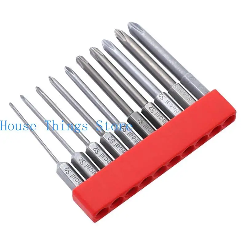 

652F 10Pcs Special Electrician Screwdriver Driver Bit Set PH00 PH0 PH1 PH2 Profesional Socket Switch Hand Tool