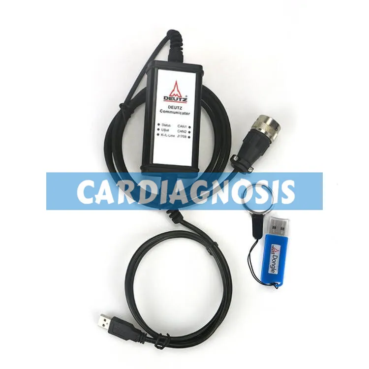 for DEUTZ DECOM Diagnosis Scanner Deutz SerDia DIAGNOSTIC KIT for Deutz controllers EMR2 3 4 LPG MD1 L1 full level 6 key dongle