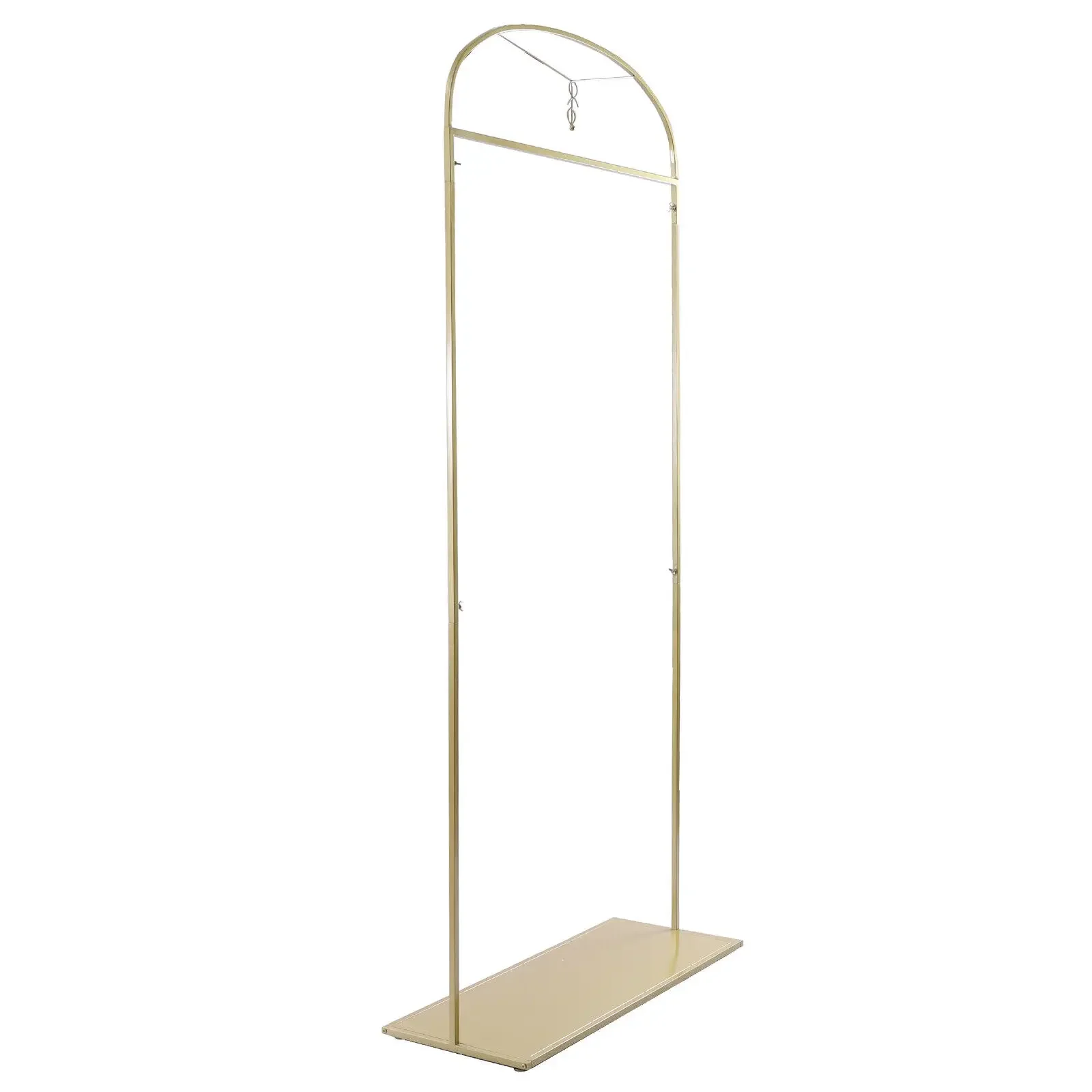 Gold Clothes Rack Metal Freestanding Garment Dress Display Strorage Stand Clothing Store Retail Display Rack Boutique Rack