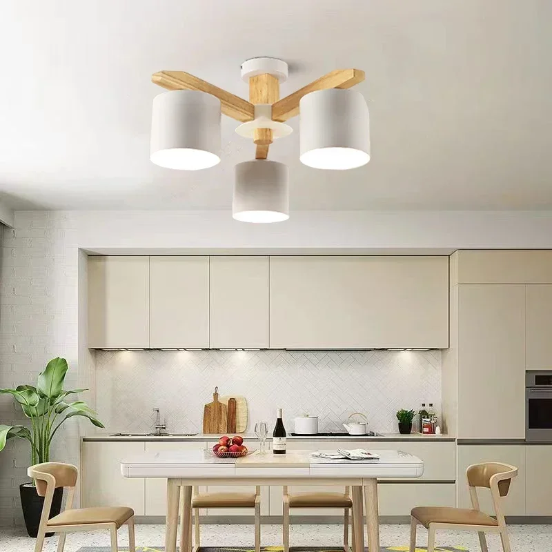 

Modern Indoor Pendant Lights Bedroom Kitchen Pendant Lamp Living Room Light Indoor Ceiling Chandeliers Home Design E27 Bulb