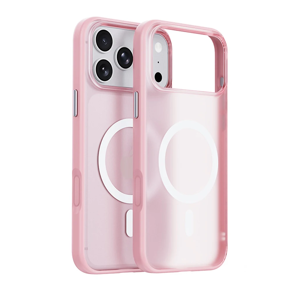 For iPhone 17/17 Pro/17 Pro Max Magnetic Case Military Grade Shockproof Scratch-Resistant Matte Translucent Camera Protection