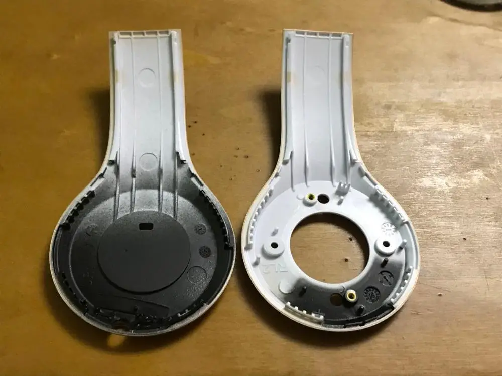 Carcasa de repuesto para auriculares, haz de luz exterior, piezas de biseles de panel, cubierta de plástico para auriculares inalámbricos Solo 2 2,0 3