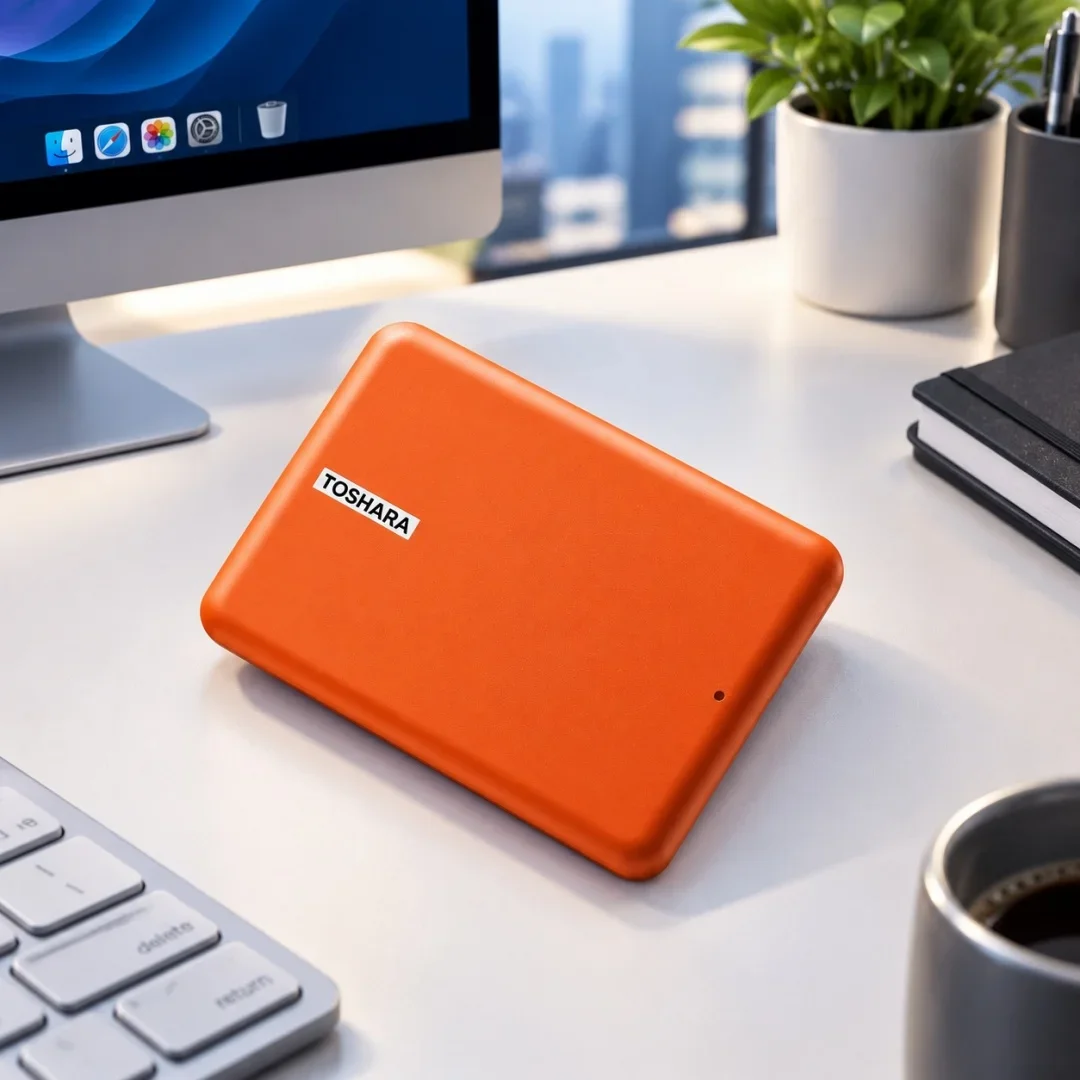 13-Color High Speed USB3.0 External Portable Hard Drive 1TB 2TB 4TB Large Capacity Backup Storage Disk Compatible with Laptops