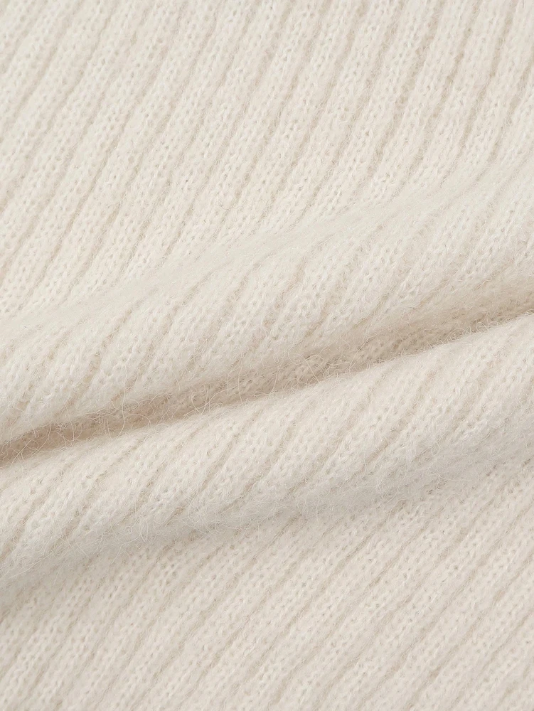 2025 Autumn/Winter New Arrivals Pre-Fall Colour-Block Peter Pan Collar Bow-Tie Pullover Lightweight Long-Sleeved Knitwear