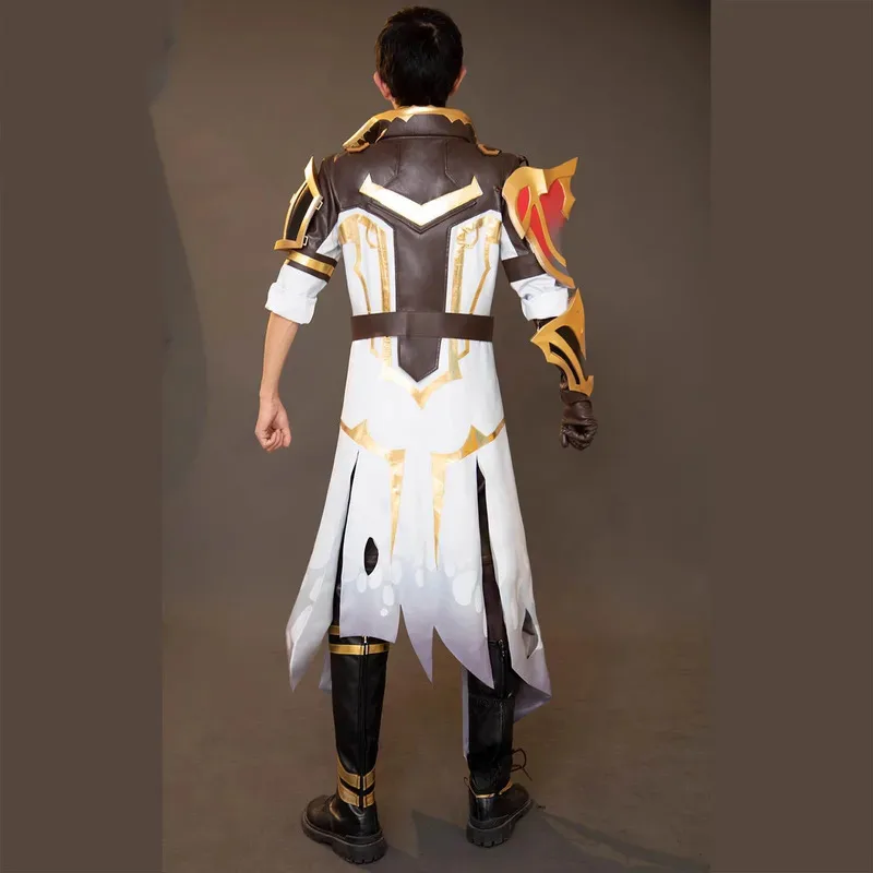 Arcane temporada 2 jayce lol cosplay peruca jayce sobrevivente traje bonito armadura acessórios adereços uniforme completo festa masculino novo conjunto