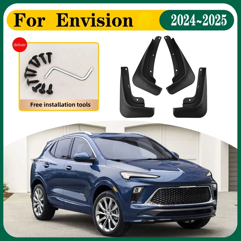 

Car Mud Flaps For Buick Envision S Accessories 2024 2025 Auto Mudguards Splash Guard Front Rear Fenders Car Mudflaps Accessories