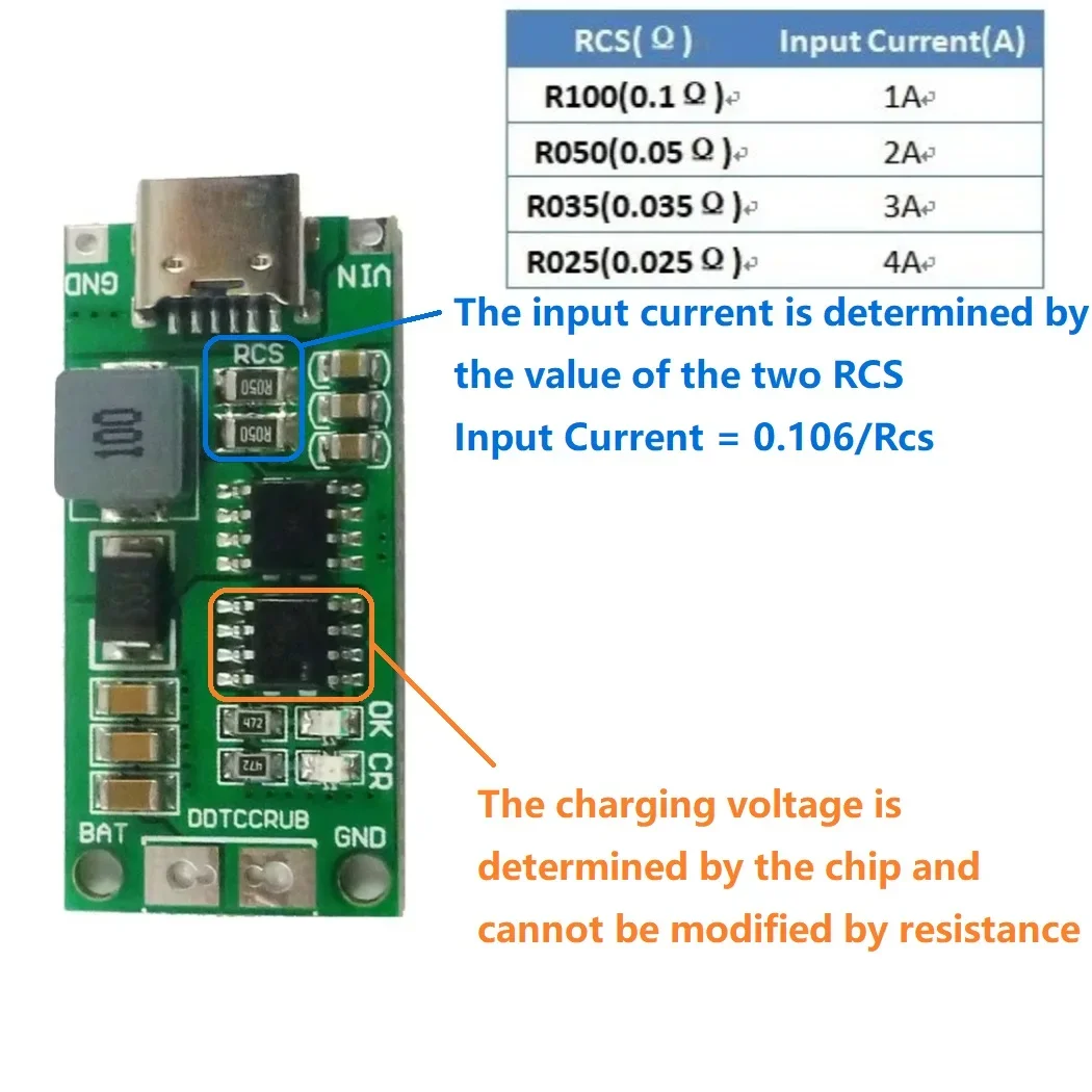 1-4A Multi-cell Type-c Step-up Boost Li-po Polymer Li-ion Charger DC 3-6V to 8.4V 12.6V 16.8V for 7.4V 11.1V 14.8V 18650