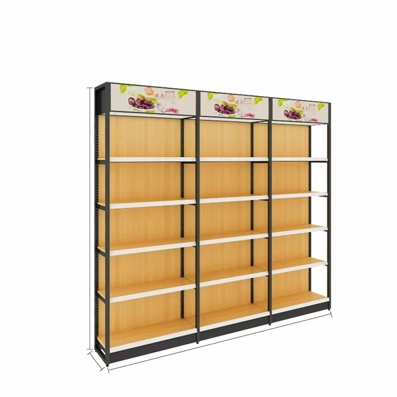 

✘x good price retail display shelving store rack display fixtures single side and double side shelves display Factory outlet^